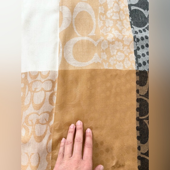 Coach Pattern Patch Monogram Scarf - Picture 9 of 12